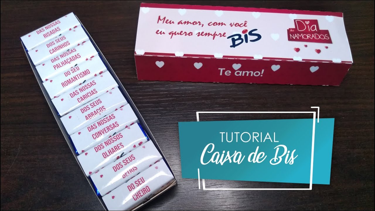 Artesanato Fácil - Caixa de BIS personalizada para o dia dos